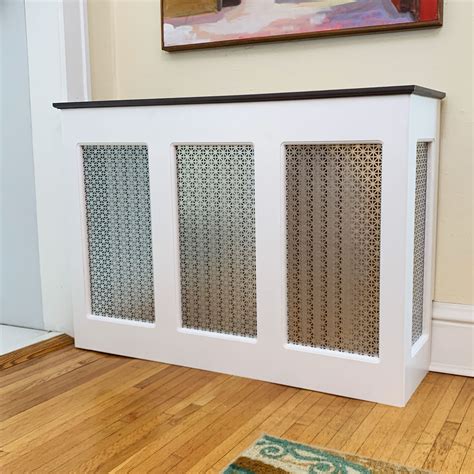 decorative sheet metal radiator cover|How to Build a DIY Radiator Cover .